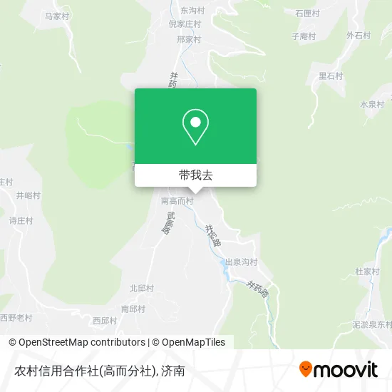 农村信用合作社(高而分社)地图
