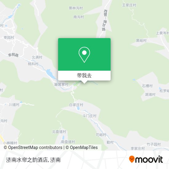 济南水帘之韵酒店地图