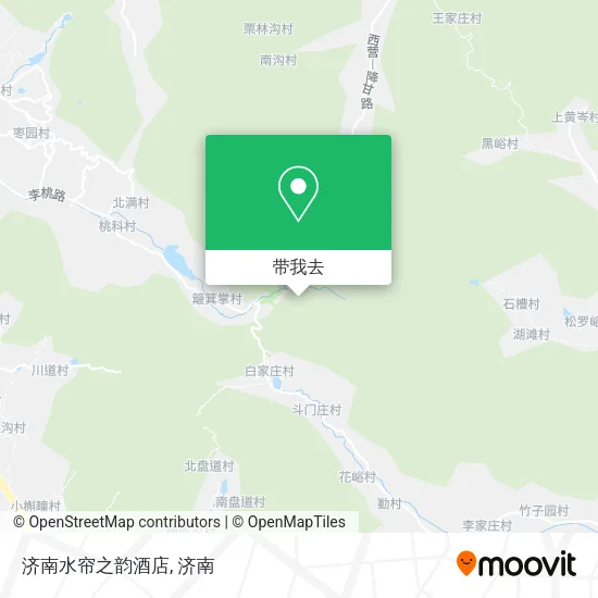 济南水帘之韵酒店地图