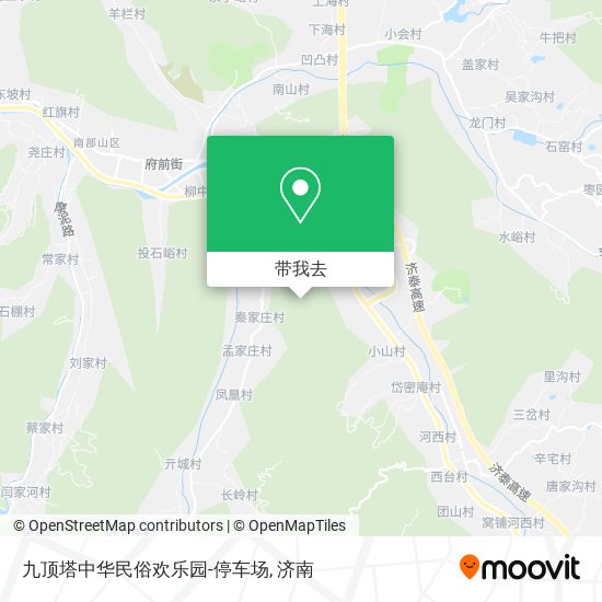 九顶塔中华民俗欢乐园-停车场地图