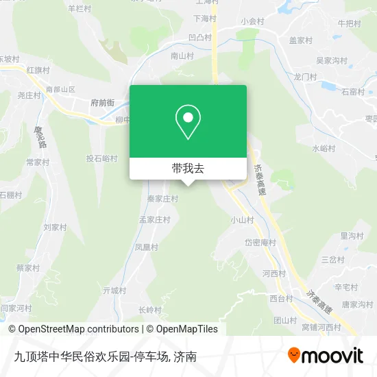 九顶塔中华民俗欢乐园-停车场地图