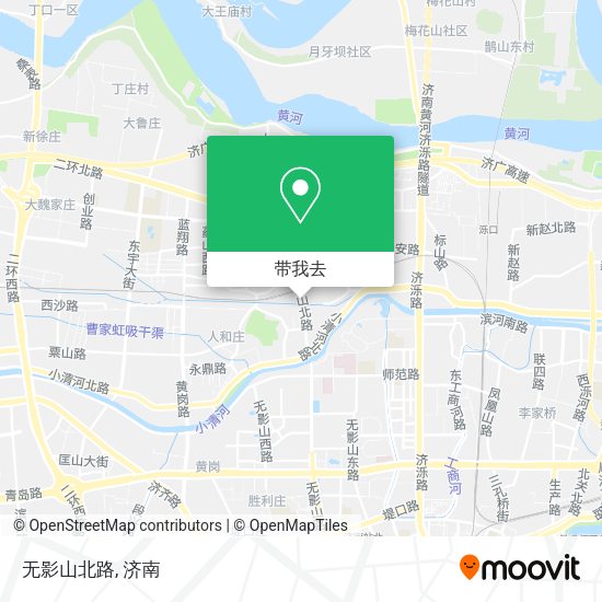 无影山北路地图