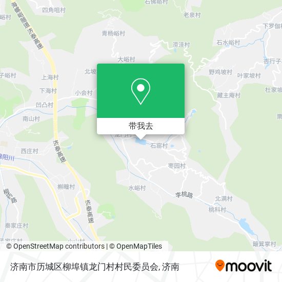 济南市历城区柳埠镇龙门村村民委员会地图