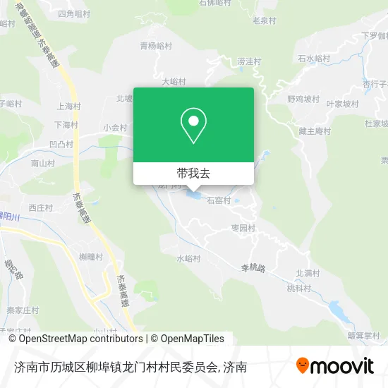济南市历城区柳埠镇龙门村村民委员会地图
