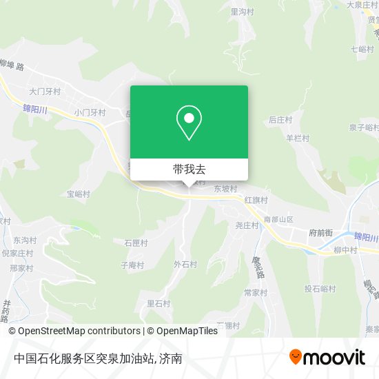 中国石化服务区突泉加油站地图