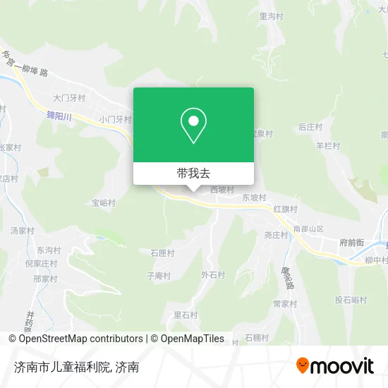济南市儿童福利院地图