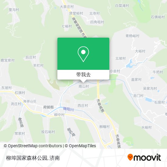 柳埠国家森林公园地图