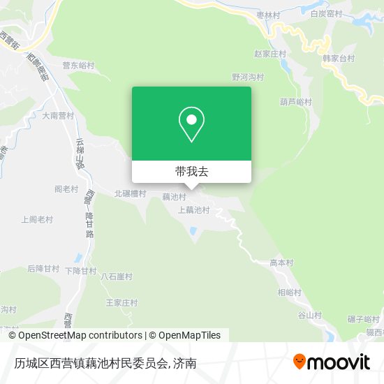 历城区西营镇藕池村民委员会地图