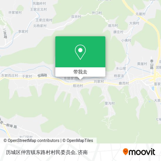 历城区仲宫镇东路村村民委员会地图