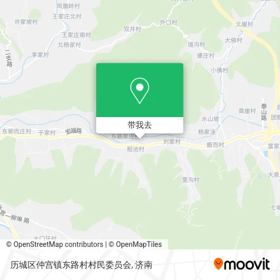 历城区仲宫镇东路村村民委员会地图