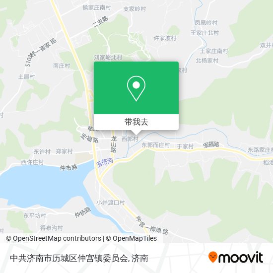 中共济南市历城区仲宫镇委员会地图