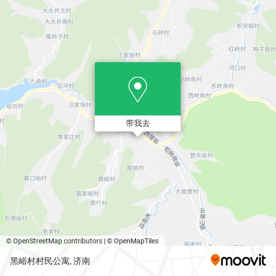 黑峪村村民公寓地图