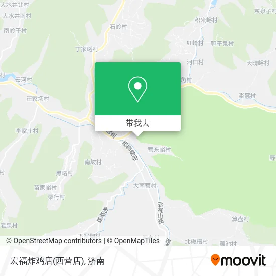宏福炸鸡店(西营店)地图