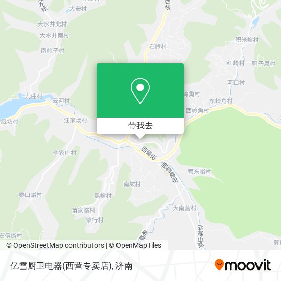 亿雪厨卫电器(西营专卖店)地图