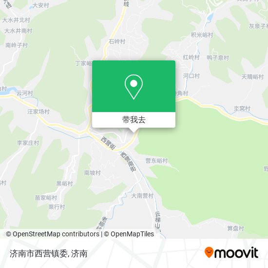 济南市西营镇委地图