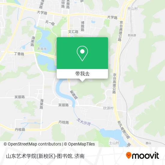 山东艺术学院(新校区)-图书馆地图