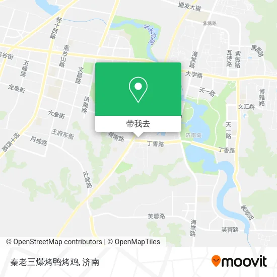 秦老三爆烤鸭烤鸡地图