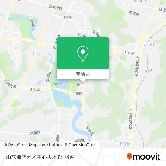 山东雕塑艺术中心美术馆地图