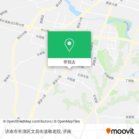 济南市长清区文昌街道敬老院地图