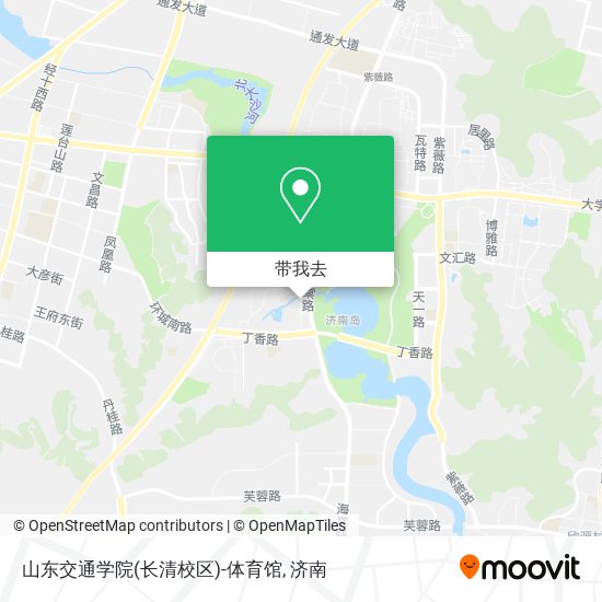 山东交通学院(长清校区)-体育馆地图