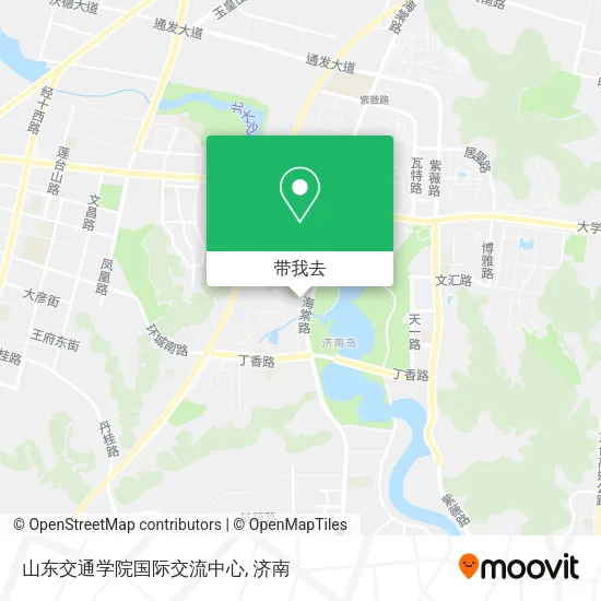 山东交通学院国际交流中心地图