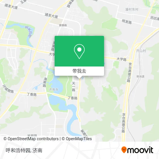 呼和浩特园地图