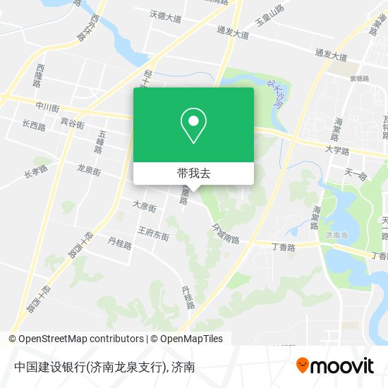 中国建设银行(济南龙泉支行)地图