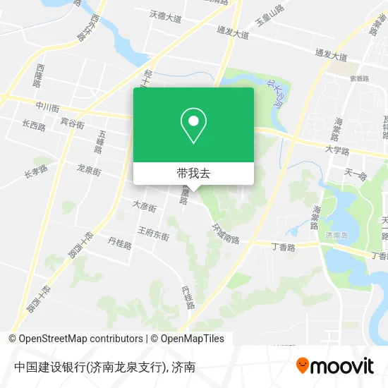 中国建设银行(济南龙泉支行)地图