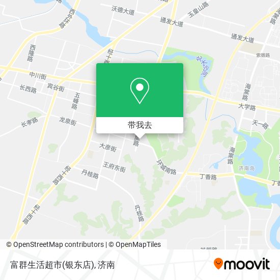 富群生活超市(银东店)地图