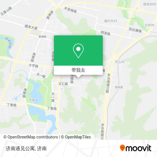 济南遇见公寓地图