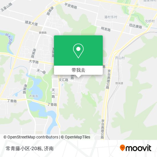 常青藤小区-20栋地图