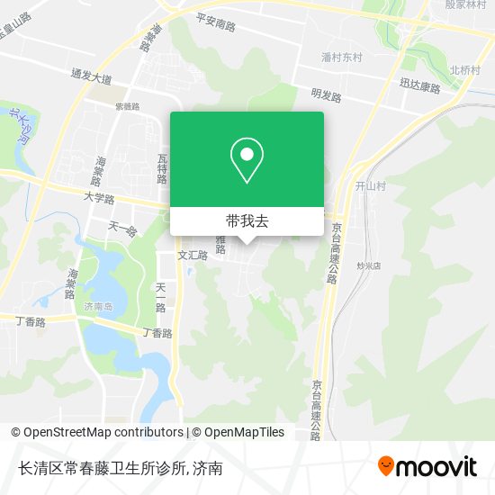 长清区常春藤卫生所诊所地图