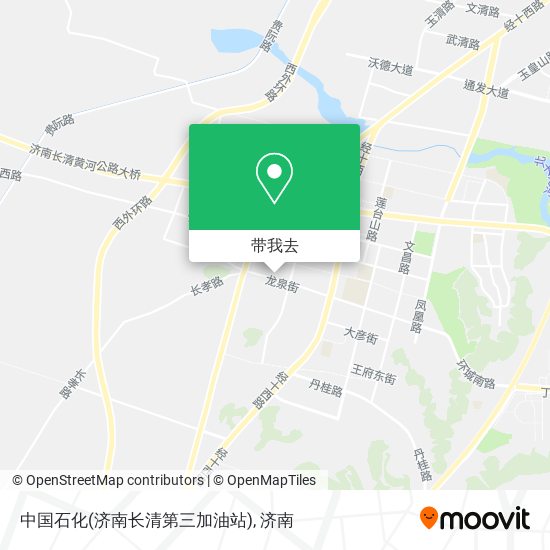 中国石化(济南长清第三加油站)地图