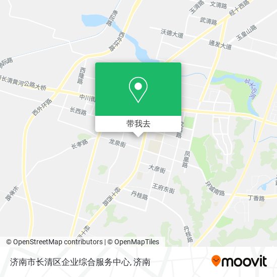 济南市长清区企业综合服务中心地图