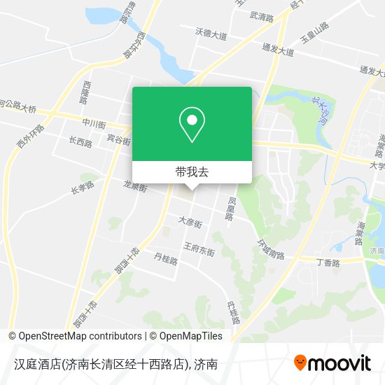 汉庭酒店(济南长清区经十西路店)地图