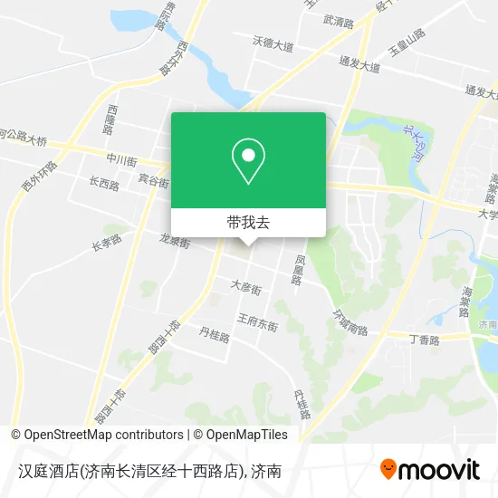 汉庭酒店(济南长清区经十西路店)地图