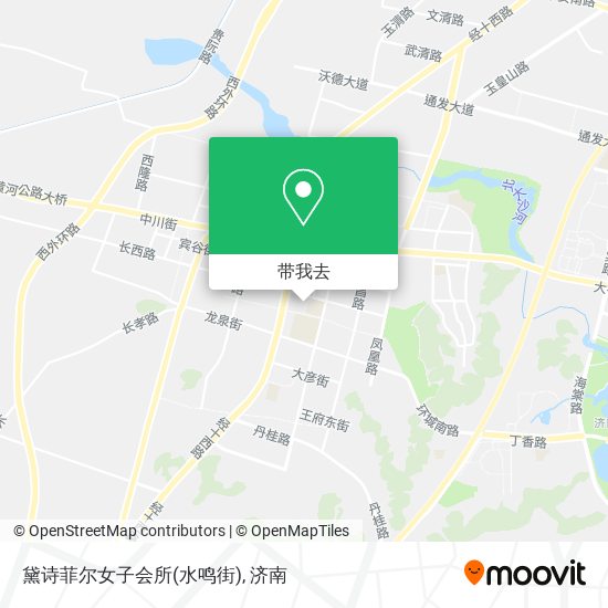黛诗菲尔女子会所(水鸣街)地图