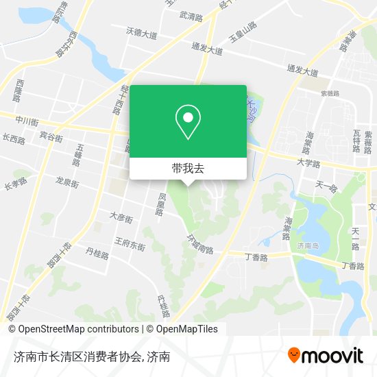 济南市长清区消费者协会地图