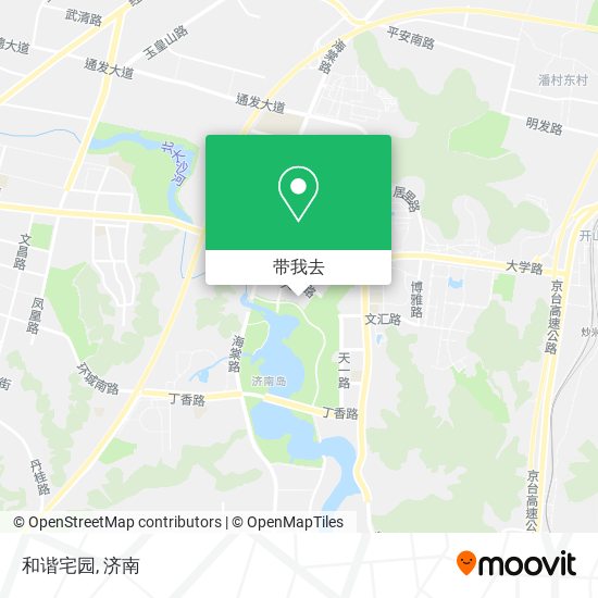 和谐宅园地图