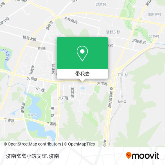 济南窝窝小筑宾馆地图