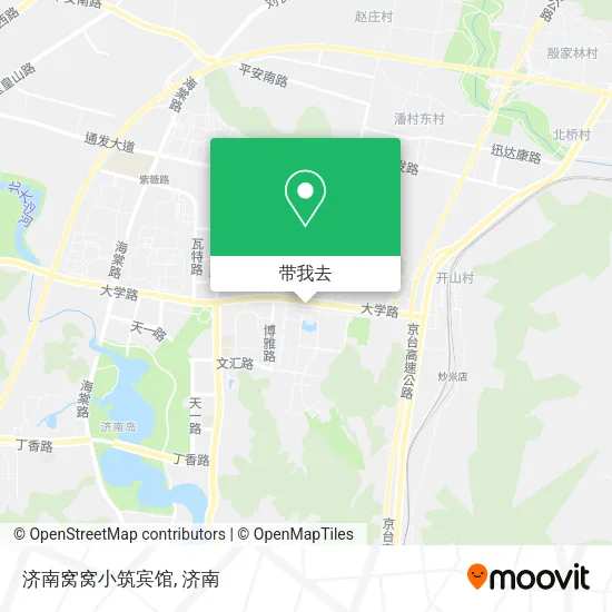 济南窝窝小筑宾馆地图