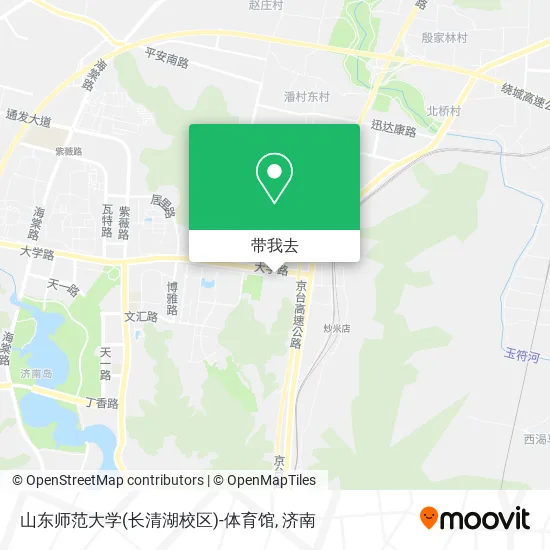 山东师范大学(长清湖校区)-体育馆地图
