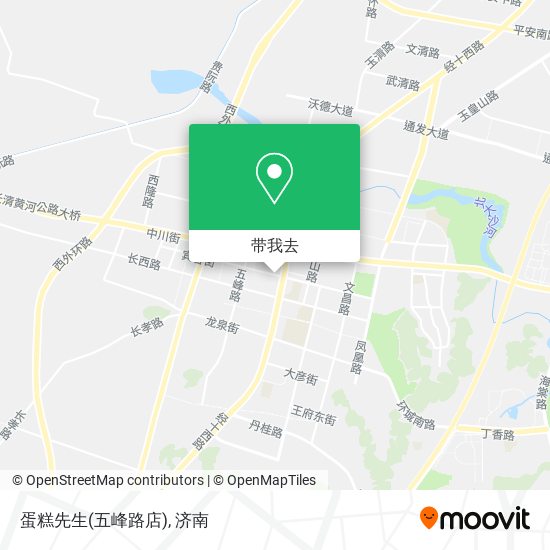 蛋糕先生(五峰路店)地图