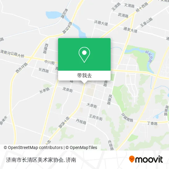 济南市长清区美术家协会地图