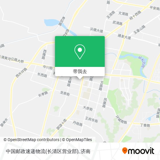 中国邮政速递物流(长清区营业部)地图
