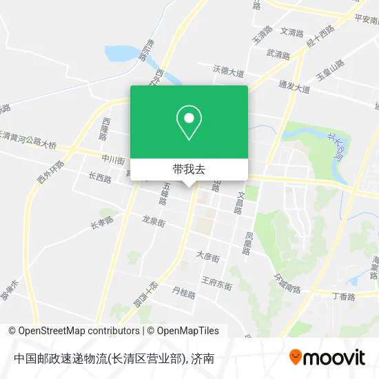 中国邮政速递物流(长清区营业部)地图