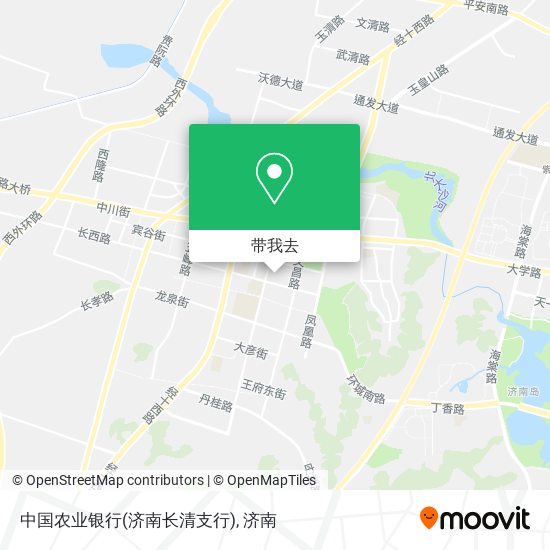 中国农业银行(济南长清支行)地图