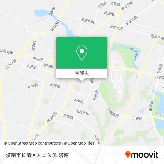 济南市长清区人民医院地图