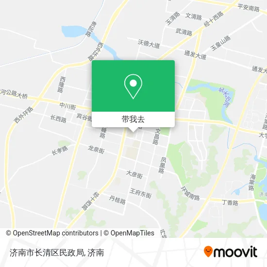 济南市长清区民政局地图