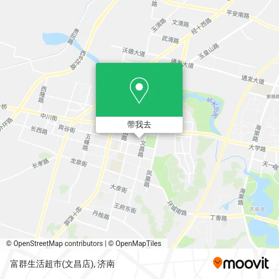 富群生活超市(文昌店)地图
